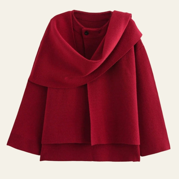 The Sorrento Draped Wool Jacket