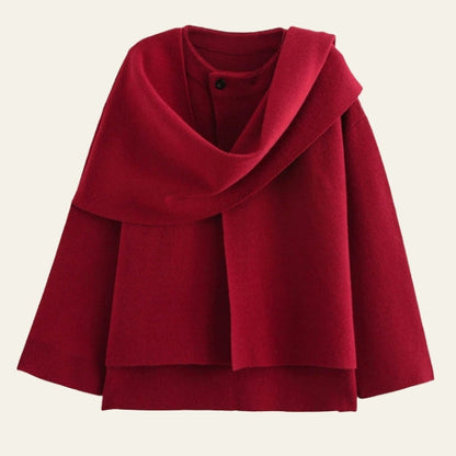 The Sorrento Draped Wool Jacket