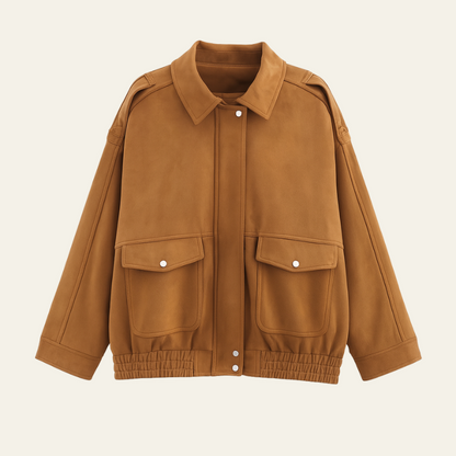 The Vienna Suede Bomber Jacket